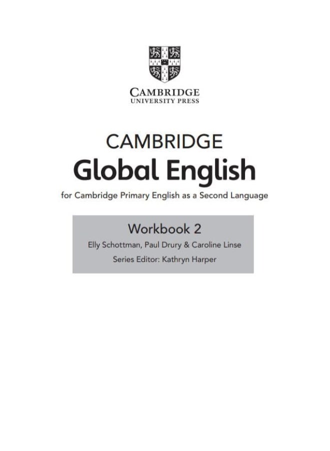 Cambridge Global English Workbook 2 with Digital Access - Second Edition - By Elly Schottman and Caroline Linse - Cambridge Primary English as a Second Language - Image 2
